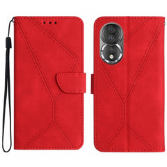 Stitching Embossed Leather Phone Case