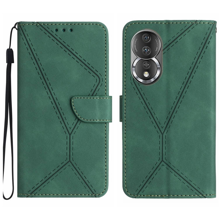 Stitching Embossed Leather Phone Case
