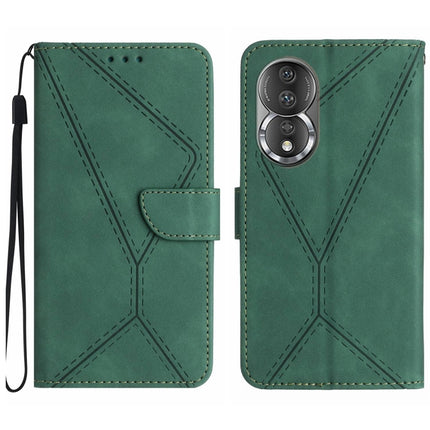 Stitching Embossed Leather Phone Case, For Honor 80, For Honor 80 Pro, For Honor X5 4G, For Honor X9a 5G /Magic5 Lite