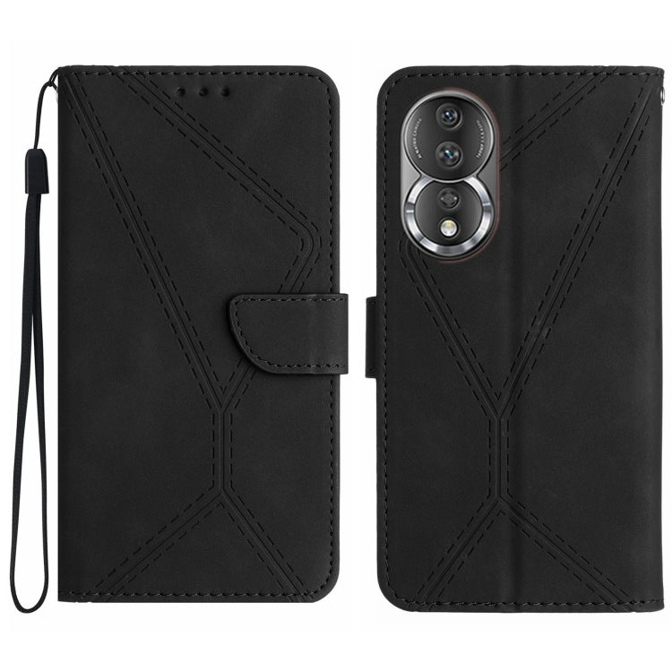 Stitching Embossed Leather Phone Case