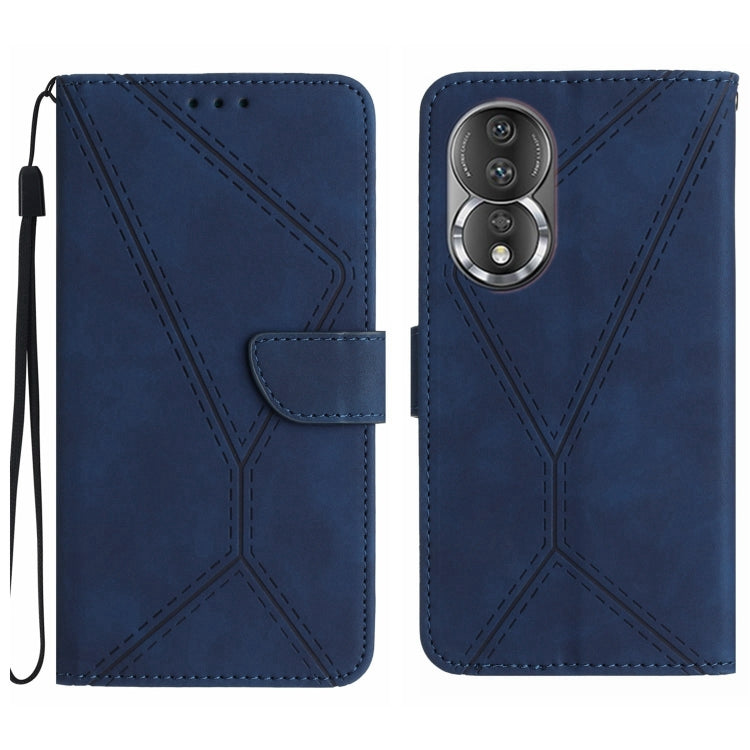 Stitching Embossed Leather Phone Case