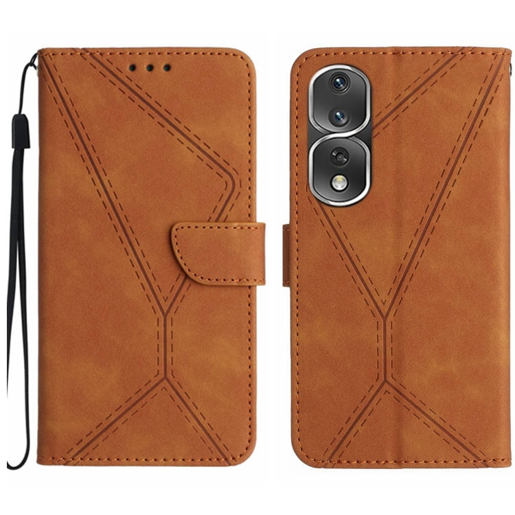 Stitching Embossed Leather Phone Case
