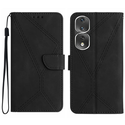 Stitching Embossed Leather Phone Case, For Honor 80, For Honor 80 Pro, For Honor X5 4G, For Honor X9a 5G /Magic5 Lite