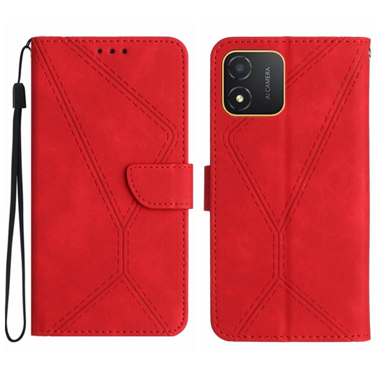 Stitching Embossed Leather Phone Case