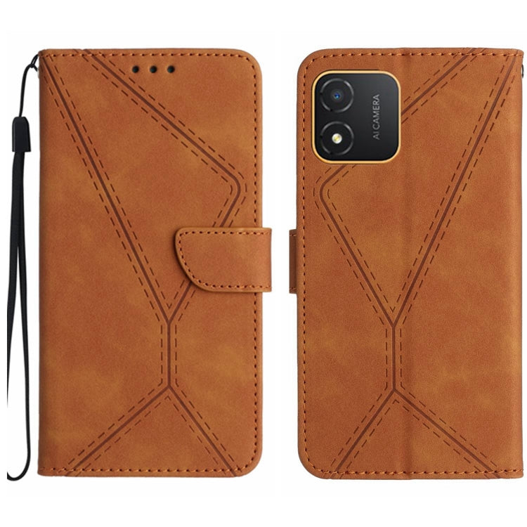Stitching Embossed Leather Phone Case