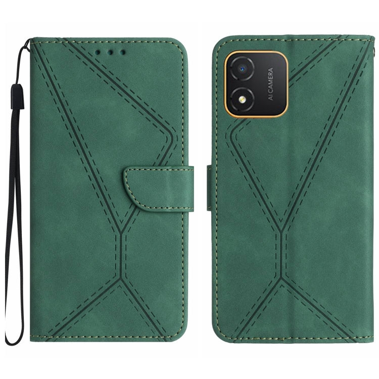 Stitching Embossed Leather Phone Case