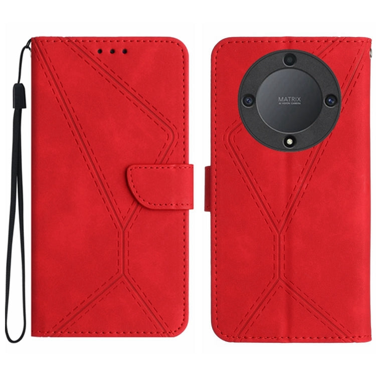 Stitching Embossed Leather Phone Case