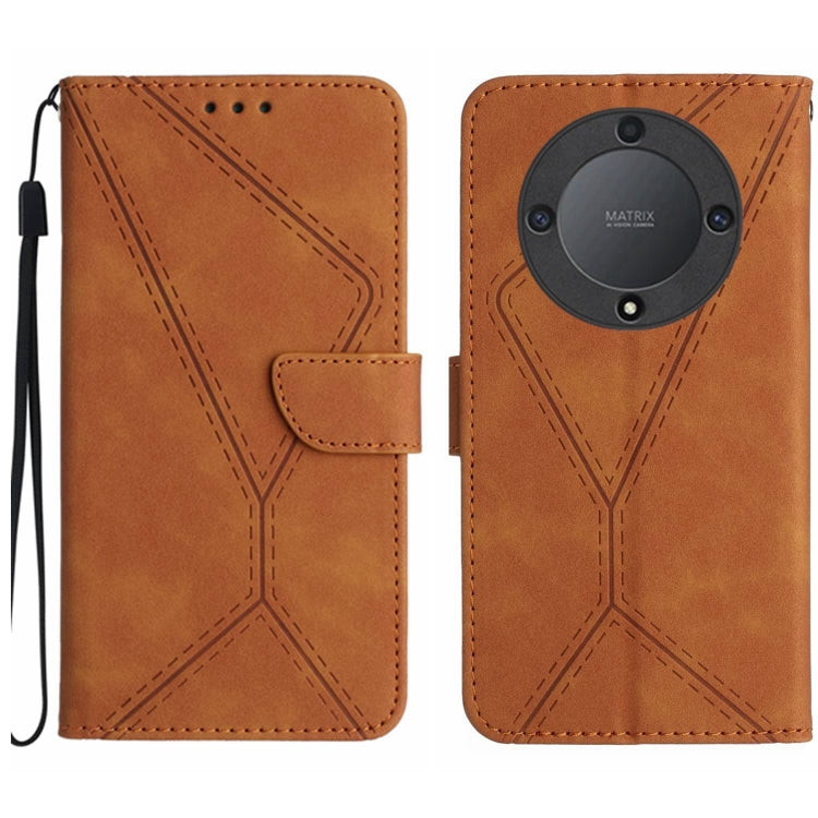 Stitching Embossed Leather Phone Case