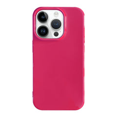 Shockproof Solid Color TPU Phone Case, For iPhone 14, For iPhone 15 Pro Max, For iPhone 15 Pro, For iPhone 14 Pro