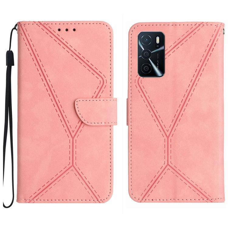 Stitching Embossed Leather Phone Case