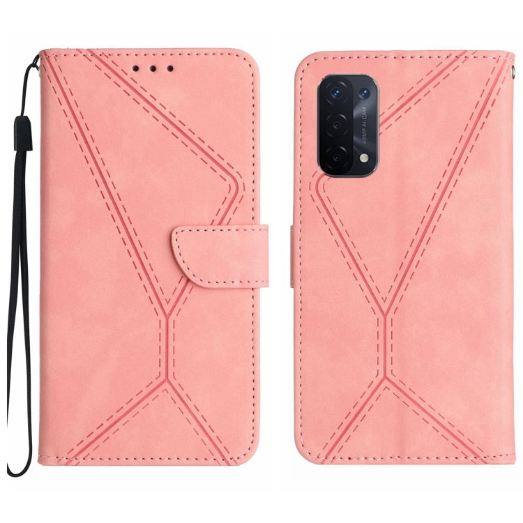 Stitching Embossed Leather Phone Case
