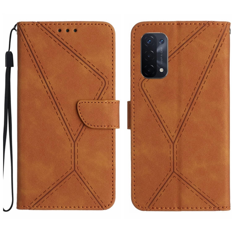 Stitching Embossed Leather Phone Case