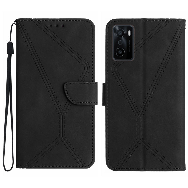 Stitching Embossed Leather Phone Case
