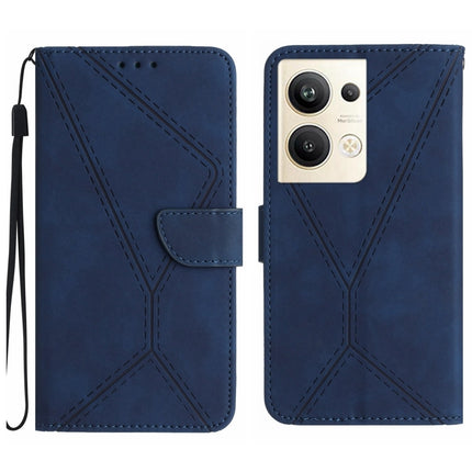 Stitching Embossed Leather Phone Case, For OPPO Reno8 T 4G, For OPPO Reno8 T 5G/A1 Pro 5G, For OPPO Reno9/Reno9 Pro 5G, For OPPO Reno9 Pro+