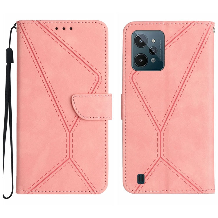 Stitching Embossed Leather Phone Case