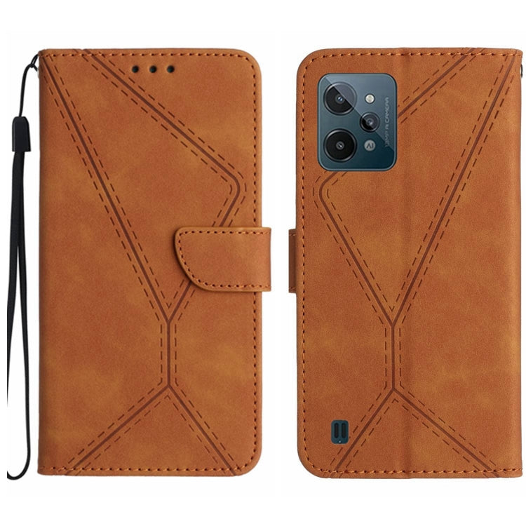 Stitching Embossed Leather Phone Case