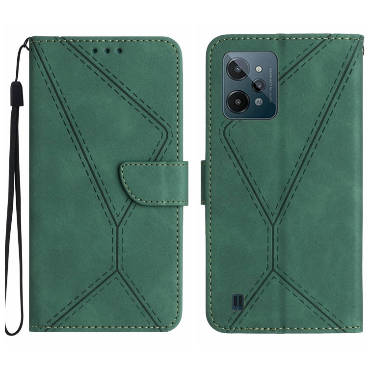 Stitching Embossed Leather Phone Case
