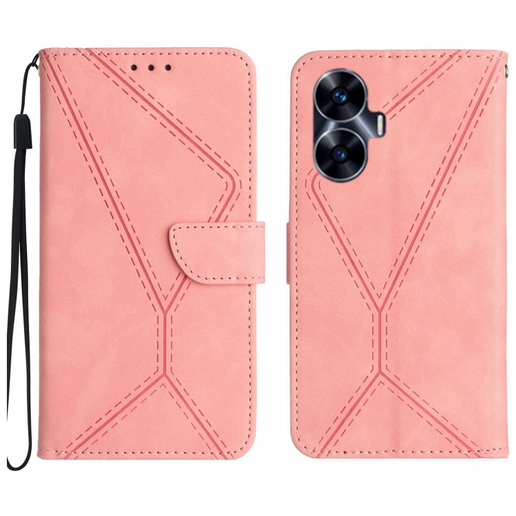Stitching Embossed Leather Phone Case