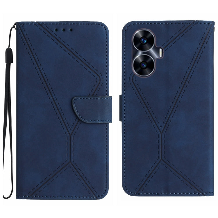 Stitching Embossed Leather Phone Case