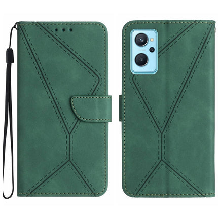 Stitching Embossed Leather Phone Case, For Realme C31, For Realme C55, For Realme 9i / OPPO A36 4G, For Realme 10 4G