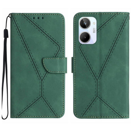 Stitching Embossed Leather Phone Case, For Realme C31, For Realme C55, For Realme 9i / OPPO A36 4G, For Realme 10 4G