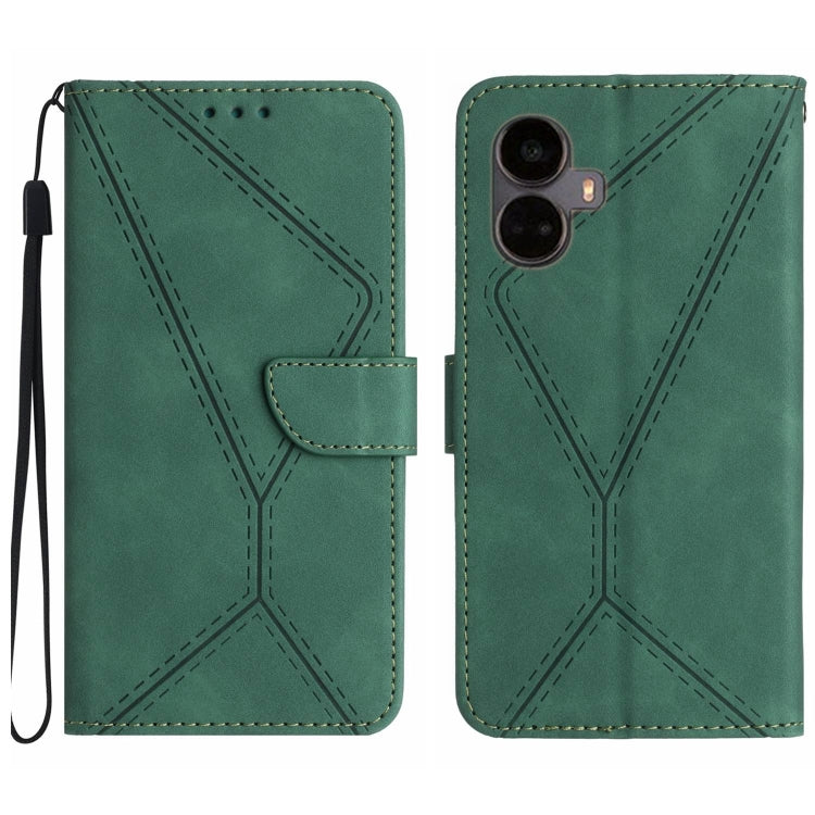 Stitching Embossed Leather Phone Case