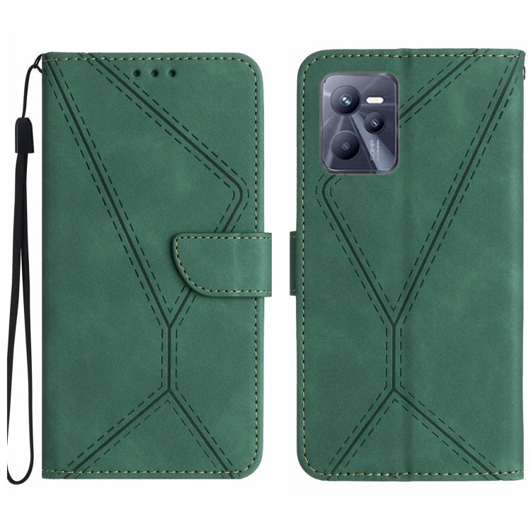 Stitching Embossed Leather Phone Case