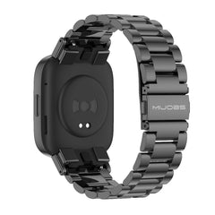 Mijobs Three-Bead Metal Stainless Steel Watch Band, For Redmi Watch 3