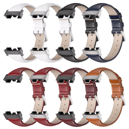 Mijobs Genuine Leather Slim Watch Band