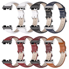 Mijobs Genuine Leather Slim Watch Band, For Redmi Watch 3