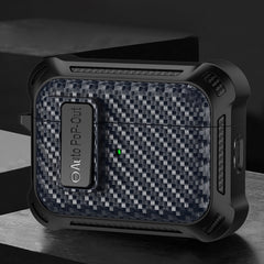 Alpha Carbon Fiber Wireless Bluetooth Earphone Protective Case, For AirPods Pro 2, For AirPods Pro, For AirPods 3, For AirPods 2 / 1