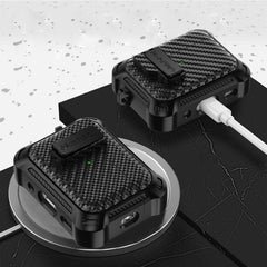 Alpha Carbon Fiber Wireless Bluetooth Earphone Protective Case, For AirPods Pro 2, For AirPods Pro, For AirPods 3, For AirPods 2 / 1