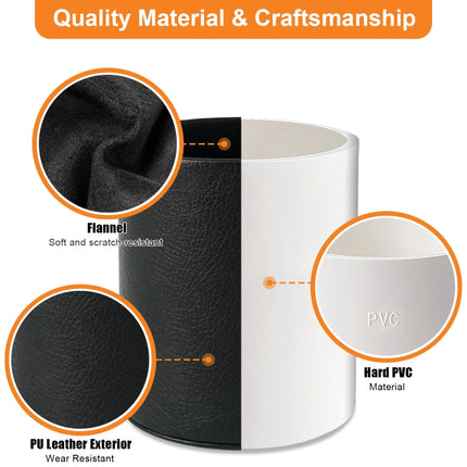 PU Leather Tool Storage Box Desktop Pen Holder