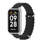 For Xiaomi Smart Band 8 Active / Redmi Band 2 / Black Silver