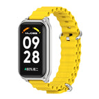 For Xiaomi Smart Band 8 Active / Redmi Band 2 / Yellow Silver