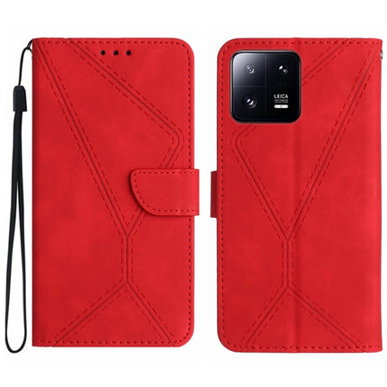 Stitching Embossed Leather Phone Case, For Xiaomi 13 Lite, For Xiaomi 13 Pro, For Xiaomi 13, For Xiaomi 12T / 12T Pro