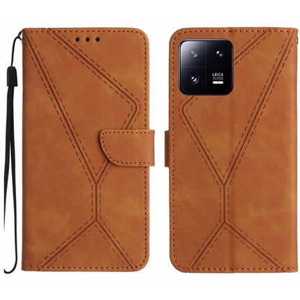 Stitching Embossed Leather Phone Case, For Xiaomi 13 Lite, For Xiaomi 13 Pro, For Xiaomi 13, For Xiaomi 12T / 12T Pro