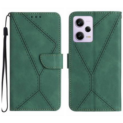 Stitching Embossed Leather Phone Case, For Xiaomi Redmi Note 12 Pro+, For Redmi Note 12 Pro 5G, For Xiaomi POCO X5 Pro, For Xiaomi Redmi Note 12 5G