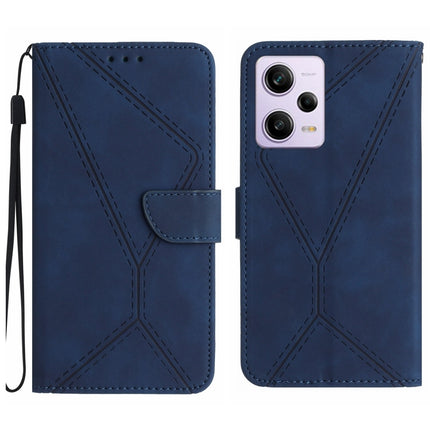 Stitching Embossed Leather Phone Case, For Xiaomi Redmi Note 12 Pro+, For Redmi Note 12 Pro 5G, For Xiaomi POCO X5 Pro, For Xiaomi Redmi Note 12 5G