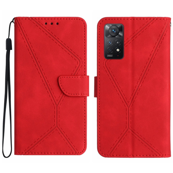 Stitching Embossed Leather Phone Case, For Redmi Note 11 4G Global, For Xiaomi POCO F4 5G, For Xiaomi Redmi 10A, For Xiaomi Redmi 10C