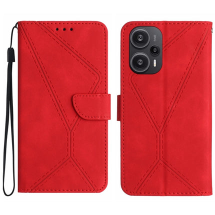 Stitching Embossed Leather Phone Case, For Xiaomi Redmi 12 5G, For Xiaomi 13T / 13T Pro, For Xiaomi Redmi 12 4G Global, For Xiaomi POCO F5 5G