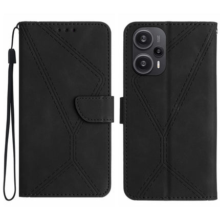 Stitching Embossed Leather Phone Case, For Xiaomi Redmi 12 5G, For Xiaomi 13T / 13T Pro, For Xiaomi Redmi 12 4G Global, For Xiaomi POCO F5 5G