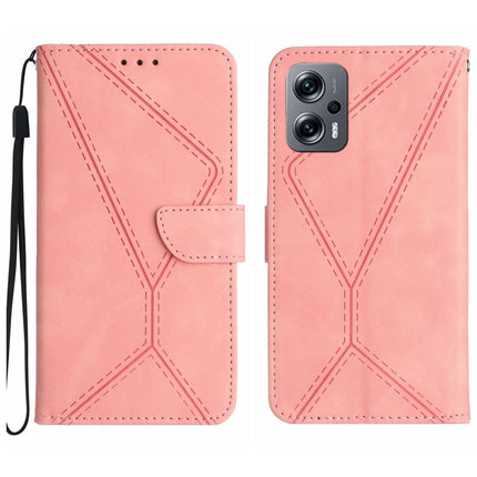 Stitching Embossed Leather Phone Case, For Xiaomi POCO M5 / M4 5G, For Xiaomi POCO M5S, For Xiaomi POCO X4 GT, For Xiaomi POCO C40