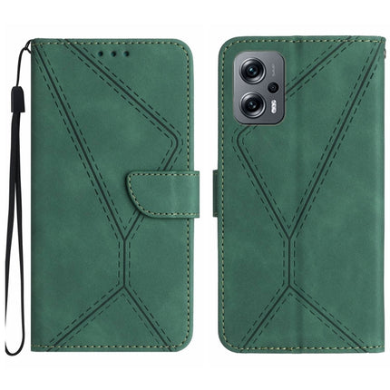 Stitching Embossed Leather Phone Case, For Xiaomi POCO M5 / M4 5G, For Xiaomi POCO M5S, For Xiaomi POCO X4 GT, For Xiaomi POCO C40
