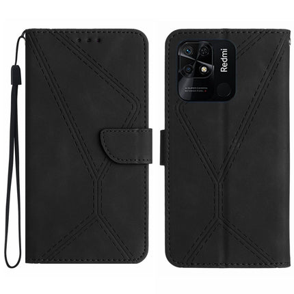 Stitching Embossed Leather Phone Case, For Redmi Note 11 4G Global, For Xiaomi POCO F4 5G, For Xiaomi Redmi 10A, For Xiaomi Redmi 10C