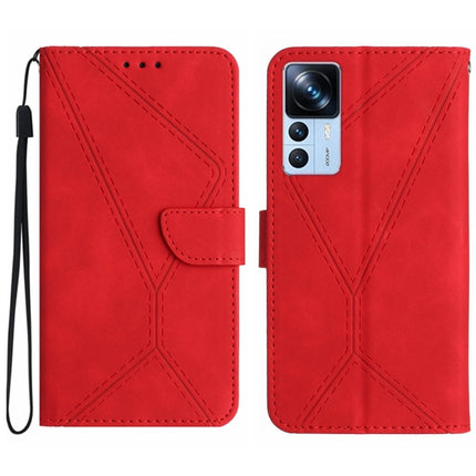 Stitching Embossed Leather Phone Case, For Xiaomi 13 Lite, For Xiaomi 13 Pro, For Xiaomi 13, For Xiaomi 12T / 12T Pro