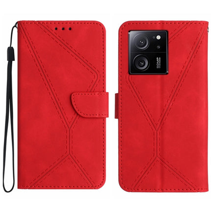 Stitching Embossed Leather Phone Case, For Xiaomi Redmi 12 5G, For Xiaomi 13T / 13T Pro, For Xiaomi Redmi 12 4G Global, For Xiaomi POCO F5 5G