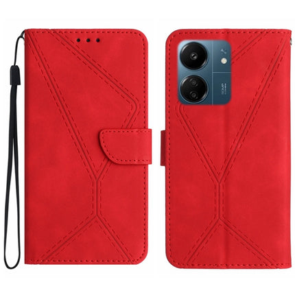 Stitching Embossed Leather Phone Case, For Xiaomi 14 Ultra, For Xiaomi 14 Pro, For Xiaomi 14, For Xiaomi Redmi 13C 4G