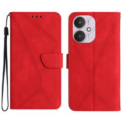 Stitching Embossed Leather Phone Case, For Xiaomi Redmi 13 4G Global / 5G Global, For Xiaomi Redmi A3, For Xiaomi Redmi Note 13 Pro 4G Global, For Xiaomi Redmi Note 13 4G Global, For Xiaomi Redmi 13C 5G