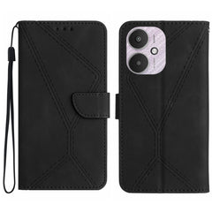 Stitching Embossed Leather Phone Case, For Xiaomi Redmi 13 4G Global / 5G Global, For Xiaomi Redmi A3, For Xiaomi Redmi Note 13 Pro 4G Global, For Xiaomi Redmi Note 13 4G Global, For Xiaomi Redmi 13C 5G